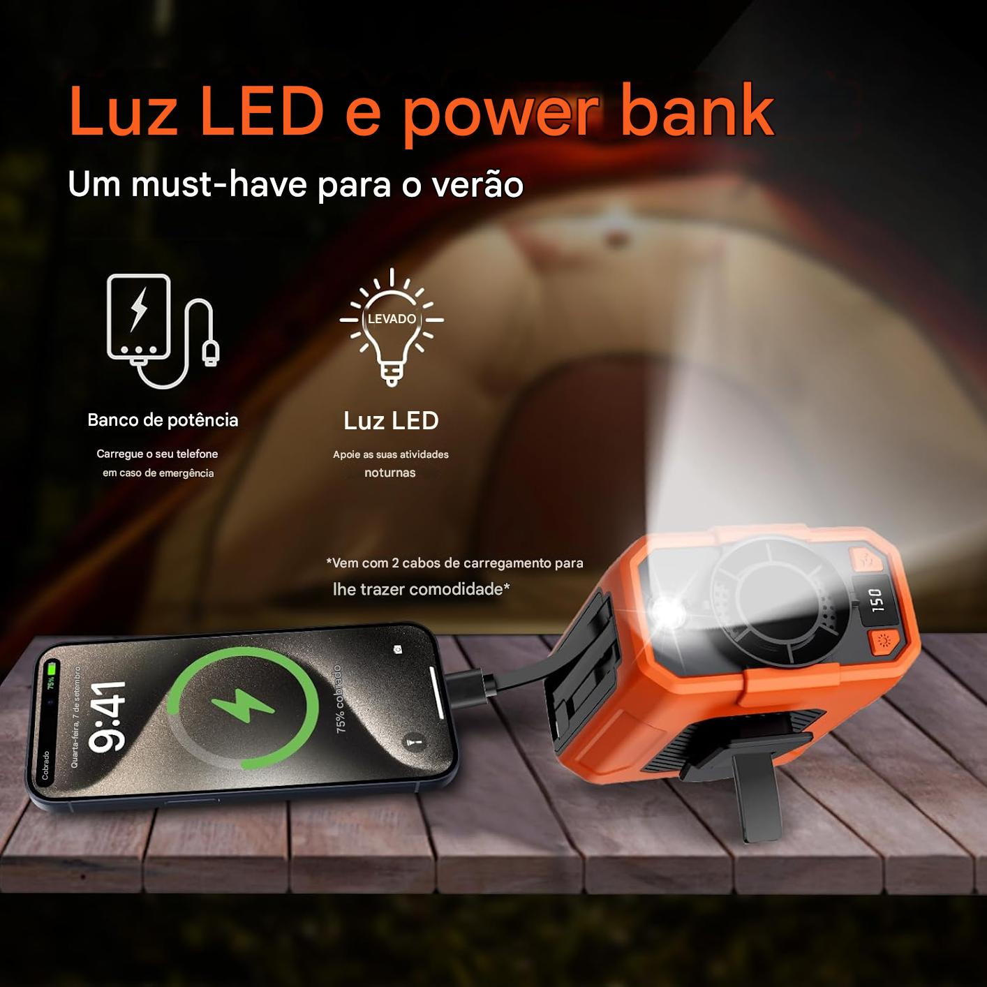 HeatGuard™ - ventoinha Portatil